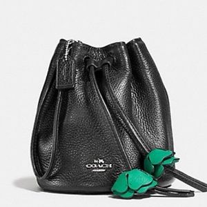 Coach mini bucket bag petal wristlet